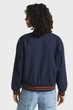 Жіночий темно-синій вовняний бомбер у смужку PINSTRIPE VARSITY Gant M 4700378 - изображение 3