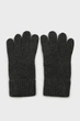 Жіночі темно-сірі вовняні рукавички WOOL KNITTED GLOVES Gant OS 4930017 - изображение 1