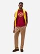 Футболка хлопковая длинная мужская Tommy Hilfiger 979676146 2XL Бордовая (1159862845) - изображение 3