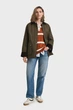 Жіноча темно-зелена вощана куртка WAXED COTTON BARN Gant M 4700382 - изображение 2