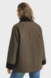 Жіноча темно-зелена вощана куртка WAXED COTTON BARN Gant M 4700382 - изображение 3