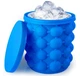 Силиконовая форма-ведро для льда Ice Genie, овальные ячейки - изображение 1