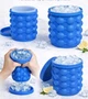 Силиконовая форма-ведро для льда Ice Genie, овальные ячейки - изображение 7