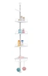 Угловая полка для ванной Multi Corner Shelf 4 яруса металлическая - изображение 3