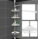 Угловая полка для ванной Multi Corner Shelf 4 яруса металлическая - изображение 6