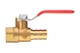 Кран шаровый воздушный Intertool 1/4"В x 12 мм (PT-1891) - изображение 2