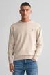 Чоловічий бежевий джемпер CLASSIC COTTON C-NECK Gant XXL 8030561 - изображение 1