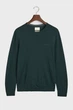 Чоловічий темно-зелений вовняний джемпер EXTRAFINE MERINO WOOL C-NECK Gant S 8050205 - изображение 5