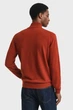 Чоловічий червоний вовняний джемпер SUPERFINE Gant S 87213 - изображение 3