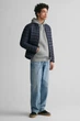 Чоловіча темно-синя куртка QUILTED COLLARED Gant M 7006300 - изображение 2