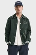Чоловіча темно-зелена куртка SPORT CLUB VARSITY Gant XL 7006530 - зображення 6