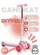 Самокат триколісний Skyper YT-2618-14 колеса PU 125×40 мм зі світлом, музика та підсвічування платформи, складане кермо - зображення 1