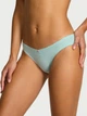Трусики из эластичного хлопка с кружевом Victoria's Secret Stretch Cotton Heart Lace Hiphugger Panty Л мятные(27187002) - изображение 1