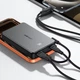 Повербанк Acefast M31 magnetic fast charging power bank with cable 10000mAh, 1USB/2Type-C, 22.5W/3A, PD/QC, black - зображення 8