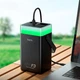 Повербанк HOCO DB103A 65W fully compatible power bank with built-in cable and camping light 60000mAh, 2USB, black - зображення 8