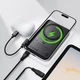 Повербанк Acefast M30 PD magnetic fast charging power bank with cable 5000mAh, 2Type-C, 20W/3A, PD/QC, black - зображення 8