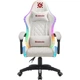 Крісло ігрове Defender Energy, Клас 4, 50мм, PU, RGB, біле - изображение 1