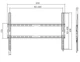 Кронштейн для ТВ AGN AGN80-460F фіксований/37"-80"/45 кг/max.VESA 600x400/Чорний - изображение 5