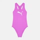 Подростковый слитный купальник для бассейна для девочки Puma 93813707 158-164 см Electric Orchid (8720245745130) - изображение 1
