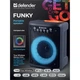 Акустична система 1.0 Defender Funky 10Вт, Light/BT/FM/USB/MIC/AUX - изображение 6