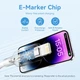 Кабель USB 2.0 Type-C M-Lightning M, 1.0 м, PD 27W, PVC, голубий Vention - изображение 6