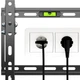 Кронштейн для ТВ AGN AGN43-220T з нахилом/23"-43"/45 кг/max.VESA 200x200/Чорний - изображение 4