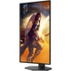 TFT 24.5" AOC Q25G4SR, Fast IPS, 300 Гц, 2xHDMI, DP, HAS, Pivot, колонки, чорно-червоний - изображение 6