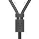 Кабель AUX Audio TRS - RCAx2 M/M 0.25м UGREEN AV102 Сірий - изображение 2