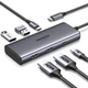 Док-станція USB3.1 Type-C --> HDMIx2 60Hz(8k30Hz)/USB 3.0x2/Type-C/PD 100W CM498 6 in 1 Ugreen - изображение 4