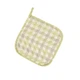 Прихватка Home Line 120103725 20х20 см Полупанама Світло-зелений/оливково-бежевий - зображення 2