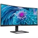 Монитор TFT 34" Philips 346E2CUAE, VA, изогнутый, WQHD, DP, HDMI, USB-С, HAS, колонки, черный - изображение 2