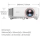 Проєктор BENQ TH671ST, короткофокусний, DLP,1080P,ANSI 3000Lm,10000:1, 2хHDMI, USB,16:9, білий - зображення 6