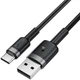 Кабель USB 2.0 AM-Type-C M, 1.2 м, 60W aluminum alloy Чорний, C22-04 Acefast - изображение 1