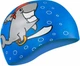 Шапочка для плавания Aqua Speed Kiddie Shark детская силиконовая. Синяя - изображение 2