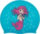 Шапочка для плавания детская Aqua Speed Kiddie Mermaid силиконовая. Бирюзовая - изображение 1
