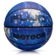 Баскетбольный мяч Meteor Fluo размер 7 светится в темноте. Синий - изображение 6