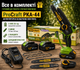 Аккумуляторная мини пила ProCraft PKA 44 бесщеточная 20В 2 аккумулятора 2Ач 2 шины 152 мм и 203 мм цепная одноручная пила для обрезки деревьев и работы в саду - изображение 4