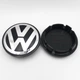 Колпачок заглушка ступицы колеса Volkswagen 70 мм черный+хром - изображение 1