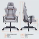 Геймерское кресло GamePro GC575FG Fabric Gray [163693] - изображение 14