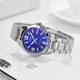 Мужские часы Casio MTP-V004D-2B синие 30 м - изображение 11