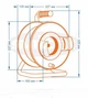 Катушка с выносной розеткой Svittex SV-2180 2x2,5 25 м 16А 4100 Вт - изображение 2