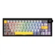 Механічна бездротова клавіатура Ajazz AK650 65% RGB Hot-Swap - зображення 1