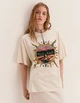 Футболка H&M Ж1125316 (11982849) колір бежевий L - зображення 1