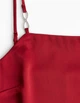 Майка H&M Ж1125303 (12531860) колір бордовий S - зображення 3