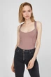 Жіноче пудрове боді T-ELANY TANK TOP Diesel XS A04607 0PAZM - изображение 1