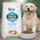 Сухий корм Brit Fresh для мʼязів та суглобів з рибою та гарбузом для дорослих собак великих порід, 12 кг - зображення 2