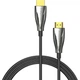 Кабель Vention HDMI M to HDMI M 15m V2.1 Optical 8K 60Гц 48Gbps Dolby 7.1 TPE Zinc Alloy Black (ALBBN) - изображение 2