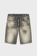 Чоловічі сірі джинсові шорти 2033 D-KROOLEY-SHORT JOGG CALZONCINI Diesel 28 A12717 068PF - зображення 4