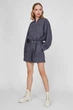 Жіночий темно-сірий лляний комбінезон J-ASTRID OVERALLS Diesel M A04560 0BEAJ - изображение 2
