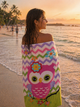 Рушник пляжний Совеня 75×150 см LoveYouHome - зображення 4